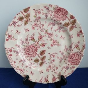 ROSE CHINTZ VTG Dinner Plate by Johnson Brothers Made in England